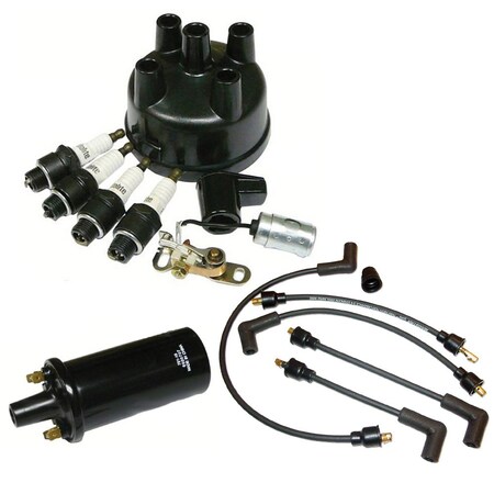 Aic Replacement Parts Distributor Ignition Tune Up Kit Fits Ford 8N Tractor Side Mount Kit & 6V Kit KT-ENL80-0026